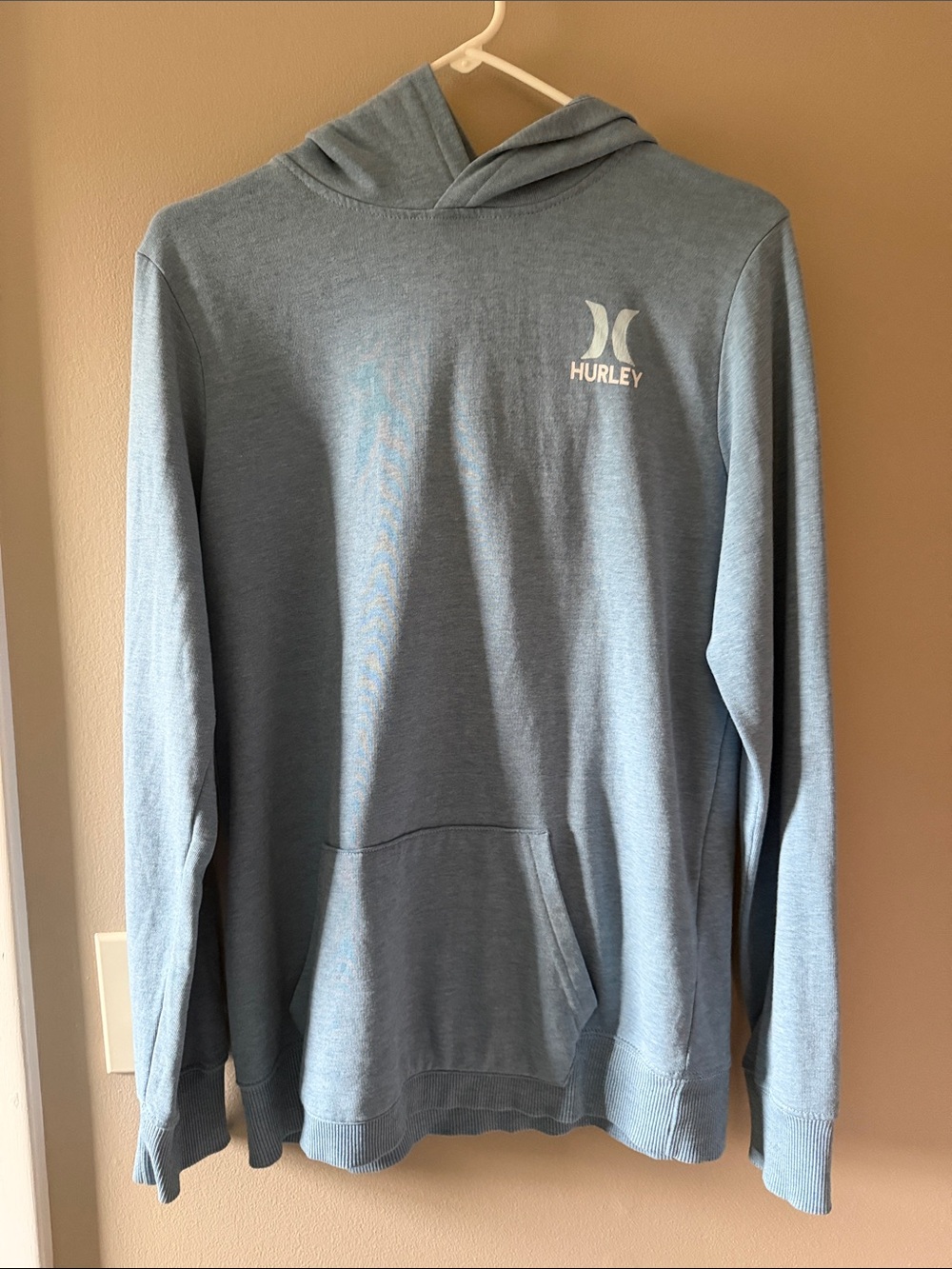 Hurley Men's Dusty Blue Hooded Pullover